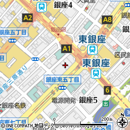 東京都中央区銀座5丁目12-6周辺の地図
