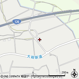 千葉県山武郡横芝光町長倉847周辺の地図