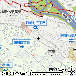 東京都府中市日新町5丁目50周辺の地図