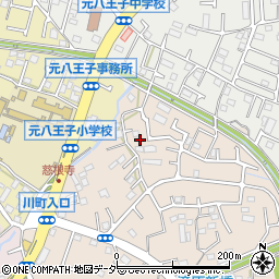 東京都八王子市横川町1168周辺の地図