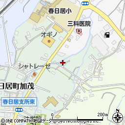 山梨県笛吹市春日居町加茂214周辺の地図