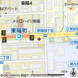 中華食堂一番館 東陽町店周辺の地図