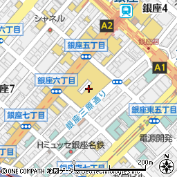 ＲＡＷＬＩＦＥ　ＧＩＮＺＡ・ＳＩＸ店周辺の地図