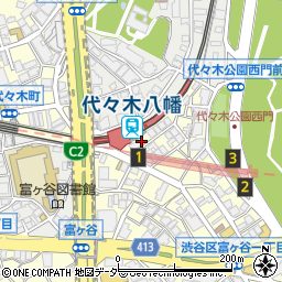 フレンチ酒場 nanoru namonai 代々木八幡店周辺の地図