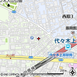 東京都渋谷区大山町43周辺の地図