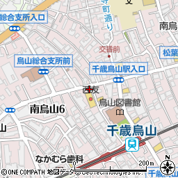 千歳烏山鶏唐揚げ専売店周辺の地図