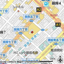 GRAND CRU CAFE GINZA周辺の地図