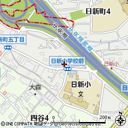 東京都府中市日新町5丁目38周辺の地図
