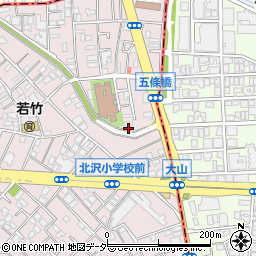 東京都世田谷区北沢5丁目24-6周辺の地図