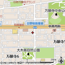 万願寺トランクルーム周辺の地図