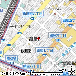 銀座近江屋洋菓子店周辺の地図