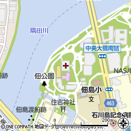 東京都中央区佃1丁目11-6周辺の地図