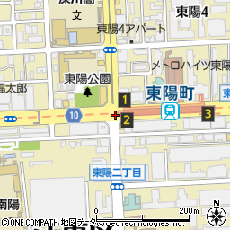東陽町駅周辺の地図