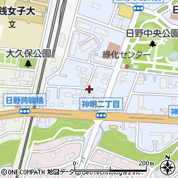 松島邸_神明akippa駐車場周辺の地図