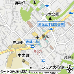 會津郷土食 鶴我 東京赤坂店周辺の地図