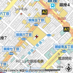 東京都中央区銀座6丁目10周辺の地図