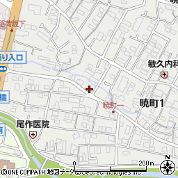 青田設備周辺の地図