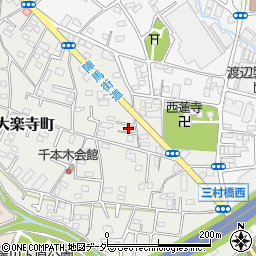 東京都八王子市大楽寺町547周辺の地図