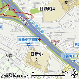 東京都府中市日新町5丁目20周辺の地図