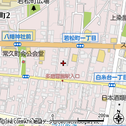 東京都府中市若松町1丁目29周辺の地図