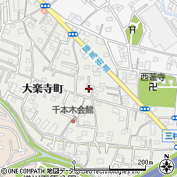 東京都八王子市大楽寺町545周辺の地図