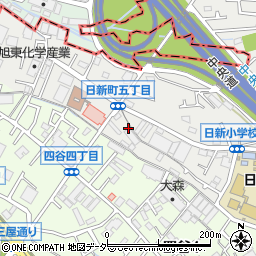 東京都府中市日新町5丁目51周辺の地図