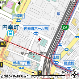 内幸町ホール周辺の地図