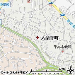 東京都八王子市大楽寺町451周辺の地図