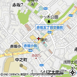 東京都港区赤坂7丁目10-6周辺の地図