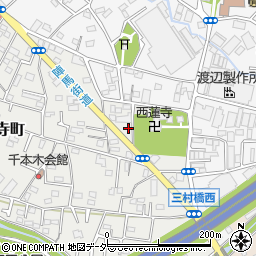 東京都八王子市大楽寺町556周辺の地図