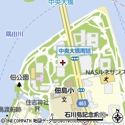 東京都中央区佃1丁目11-8周辺の地図