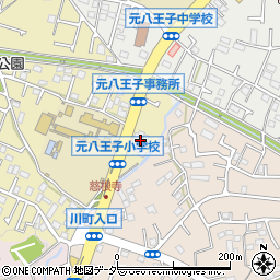 ドミノ・ピザ　元八王子小学校前店周辺の地図