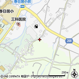 山梨県笛吹市春日居町小松135周辺の地図