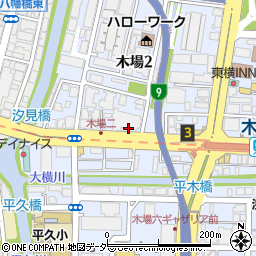 深川京のや周辺の地図