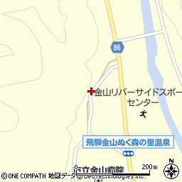 岐阜県下呂市金山町金山745-1周辺の地図