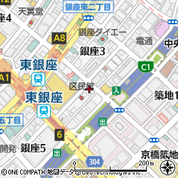 支那麺 はしご 銀座 4丁目店周辺の地図