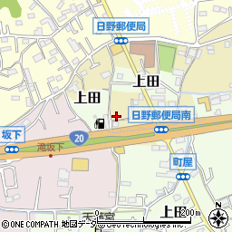 東京都日野市宮364周辺の地図