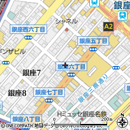 銀座アンク Music Place周辺の地図