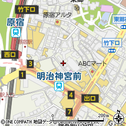 アート熊野堂　表参道店周辺の地図