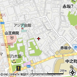 ニュー赤坂コーポラス周辺の地図