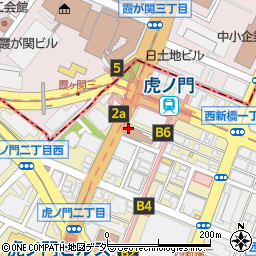 虎ノ門郵便局 ＡＴＭ周辺の地図