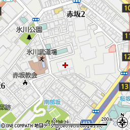 東京都港区赤坂2丁目17-50周辺の地図