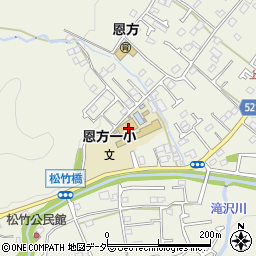 東京都八王子市下恩方町1387周辺の地図