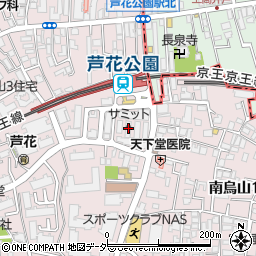 サミットストア芦花公園駅前店周辺の地図
