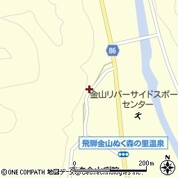 岐阜県下呂市金山町金山745-2周辺の地図