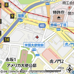ぎんざ まぐろや 赤坂店周辺の地図