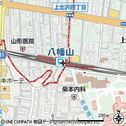 みずほ銀行京王八幡山駅 ＡＴＭ周辺の地図