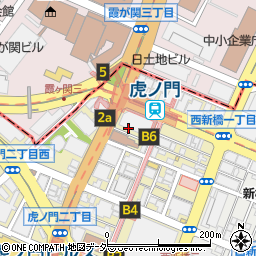 株式会社清建社　虎ノ門作業所周辺の地図