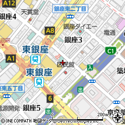 東京都中央区銀座4丁目11-9周辺の地図