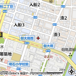 きもの工房扇屋新富町店周辺の地図